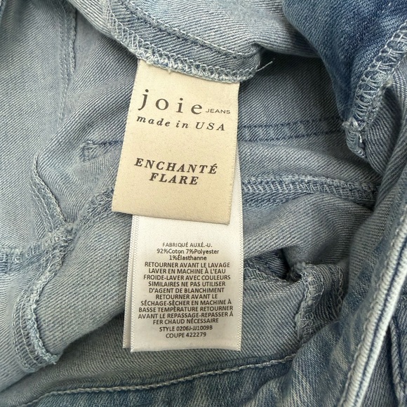 Joie Enchanté Flare Jeans Light Wash - Picture 4 of 5